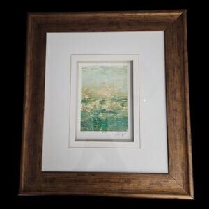 Ethan Harper Signed Limited Edition Print 541/1950 Abstract Ocean Framed Art